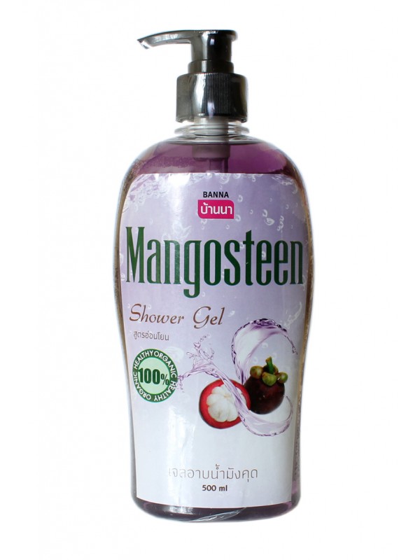 Крем-гель для душа с экстрактом мангостина. Banna Mangosteen Shower Gel.